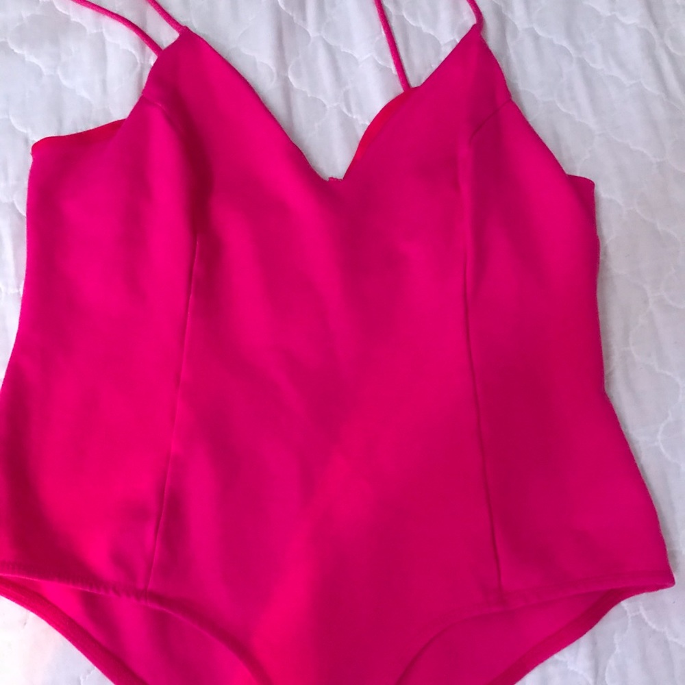 Hot pink top